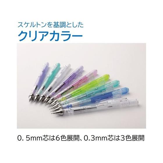 蜻蜓Tombow 透明彩色自动铅笔 0.5 毫米 DPA-138C 透明绿色