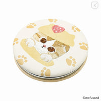 Mofusand 2-sided Compact Mirror - Cat : Sweets Nyan Yellow Paw