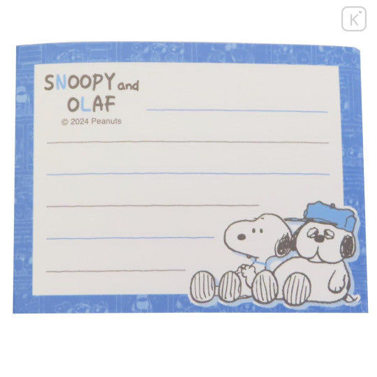 Peanuts Mini Notepad - Snoopy & Brother Olaf Comic