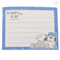 Peanuts Mini Notepad - Snoopy & Brother Olaf Comic