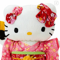 Sanrio Crepe Japanese Doll (M) - Hello Kitty : Pink 20cm