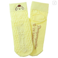 Sanrio Crew Socks - Pompompurin : Face Yellow