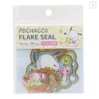 Sanrio Die-cut Flake Seal Sticker Pack - Pochacco & Chick