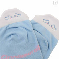 Sanrio Ankle Embroidery Socks - Cinnamoroll & Friend