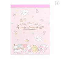 Sanrio Mini Notepad - Characters Love Us