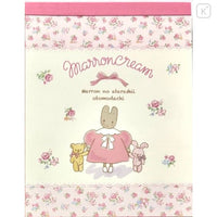 Sanrio Mini Notepad - Marron Cream : My Friends Pink Rose