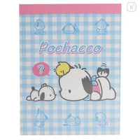 Sanrio Mini Notepad - Pochacco : Plaid