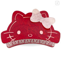 Sanrio Pearl Acrylic Hair Claw Clip - Hello Kitty : Ribbon