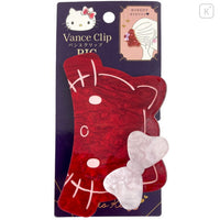 Sanrio Pearl Acrylic Hair Claw Clip - Hello Kitty : Ribbon