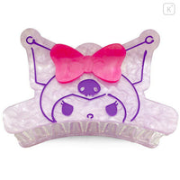 Sanrio Pearl Acrylic Hair Claw Clip - Kuromi : Ribbon