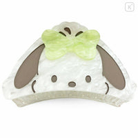 Sanrio Pearl Acrylic Hair Claw Clip - Pochacco : Ribbon