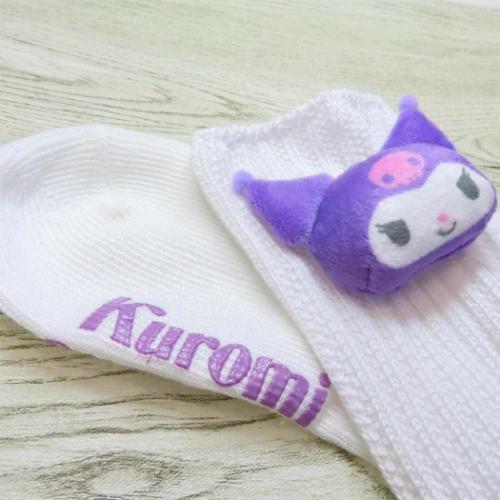 Sanrio Mascot Loose Socks - Kuromi