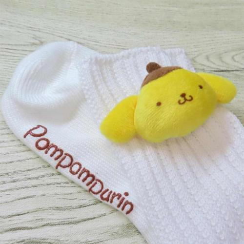 Sanrio Mascot Loose Socks - Pompompurin