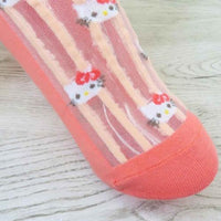 Sanrio Hello Kitty Women's See-through Socks