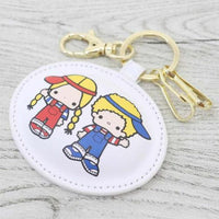 Sanrio Patty & Jimmy Plump Key Ring with Mirror Sanrio Keychain