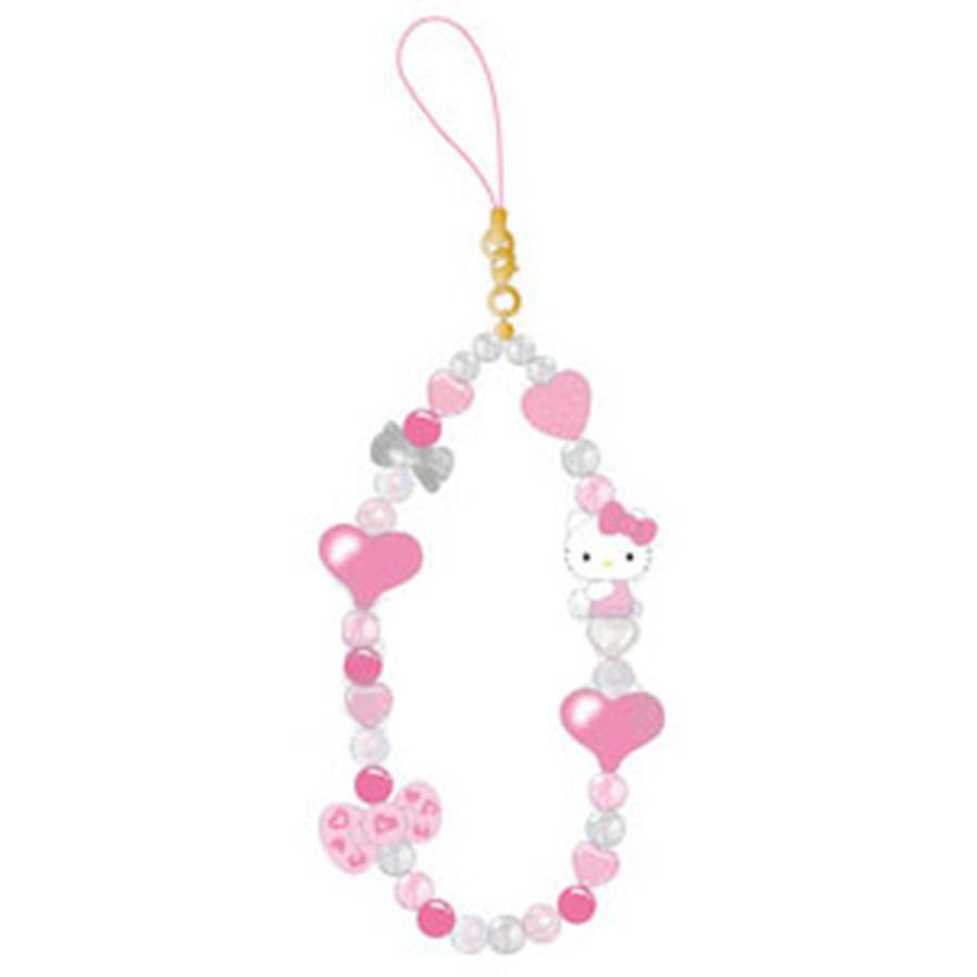 SANRIO 90s Phone Strap - Hello Kitty : Leopard Pink 1pc
