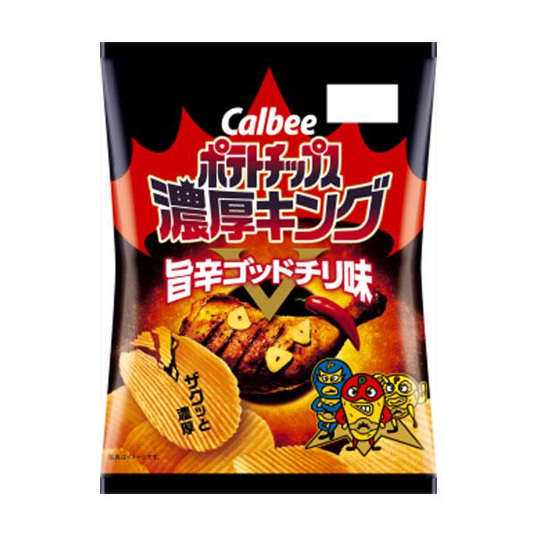 Calbee Potato Chips Rich King Spicy God Chili Flavor 55g