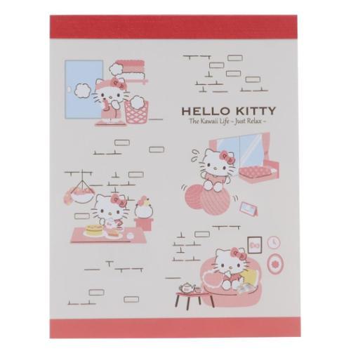 Sanrio Mini Notepad - Hello Kitty Cute Life