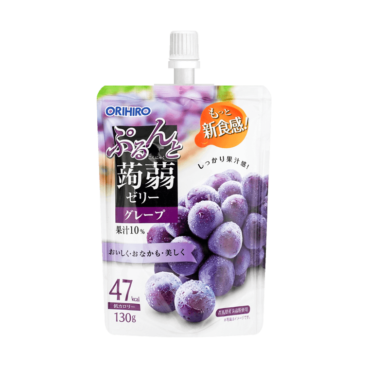 ORIHIRO Konjac Jelly Grape Flavor 130g
