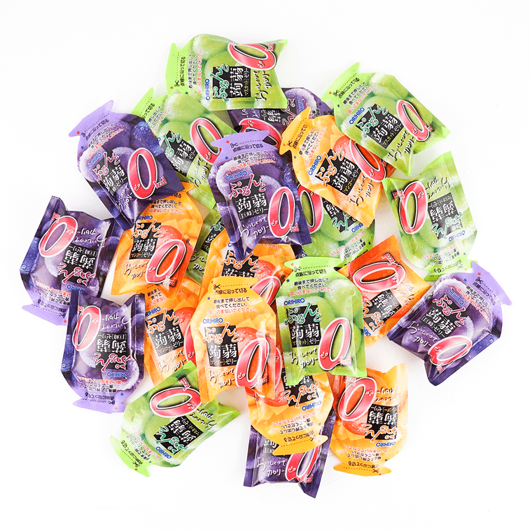 欧力喜乐蒟蒻果冻 - 巨峰葡萄&麝香葡萄&芒果味 24 个