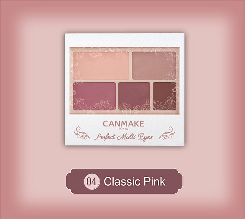 日本井田CANMAKE 完美幻變眼影 04 經典粉紅