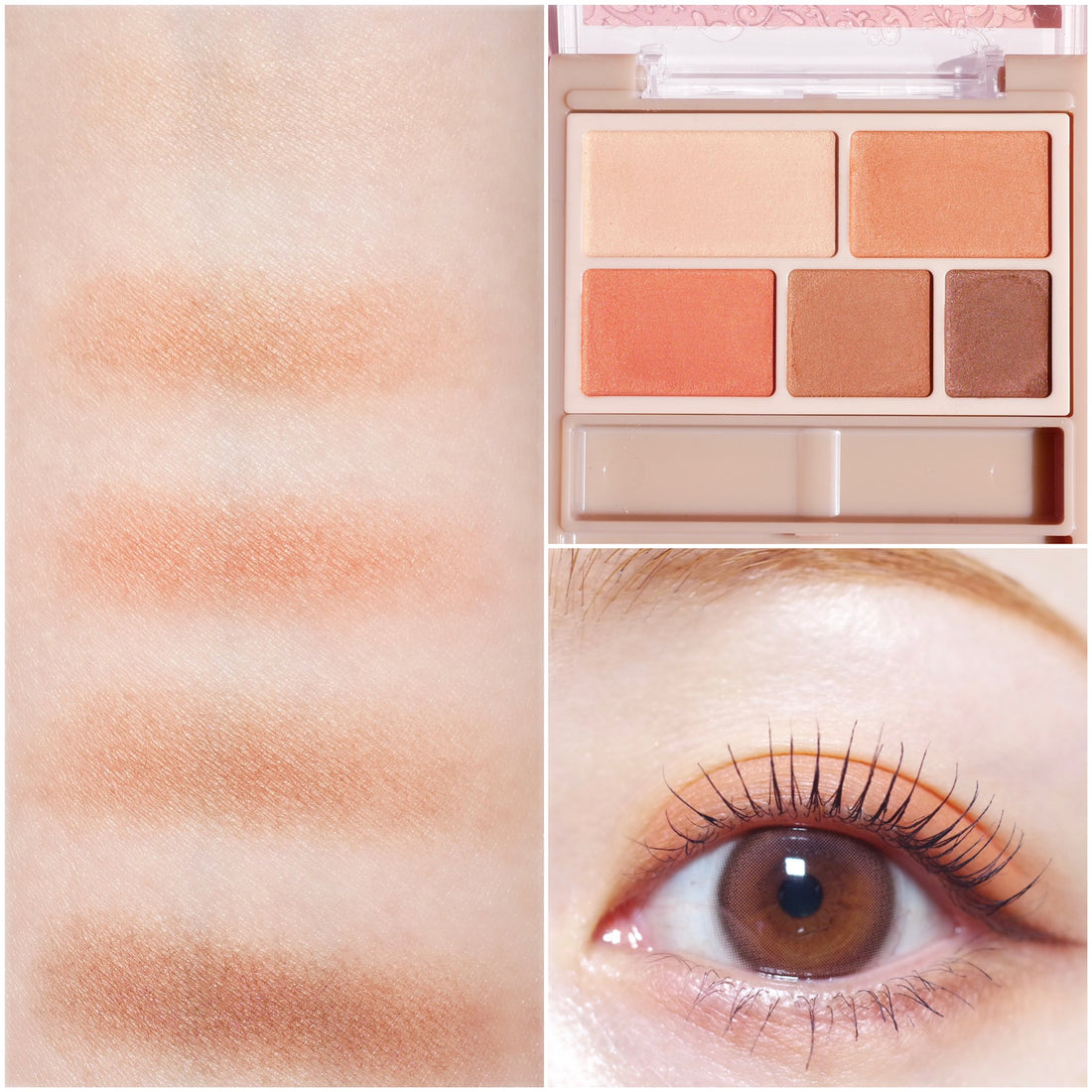 日本井田CANMAKE 完美幻變眼影 07 假日橙色