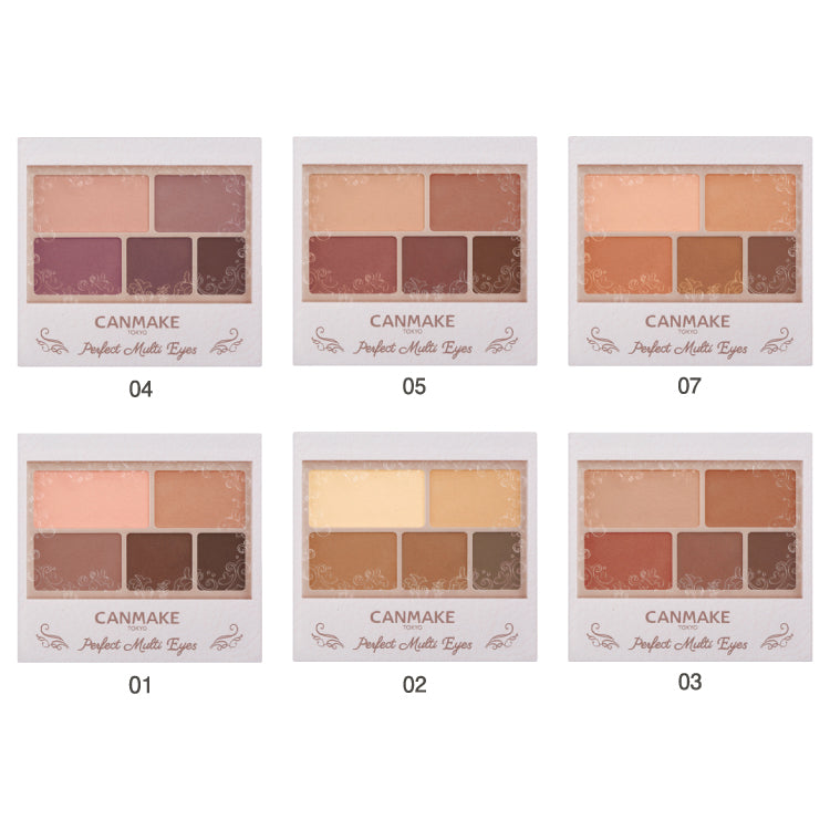 日本井田CANMAKE 完美幻變眼影 02 都市米黃