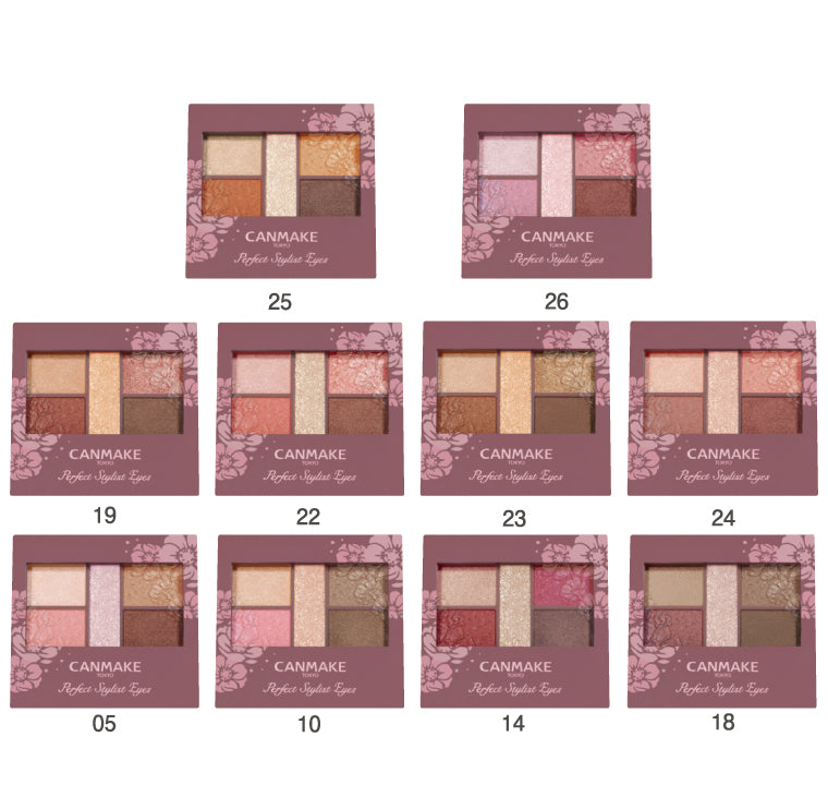 日本井田CANMAKE 完美高效眼影 05 粉紅啡