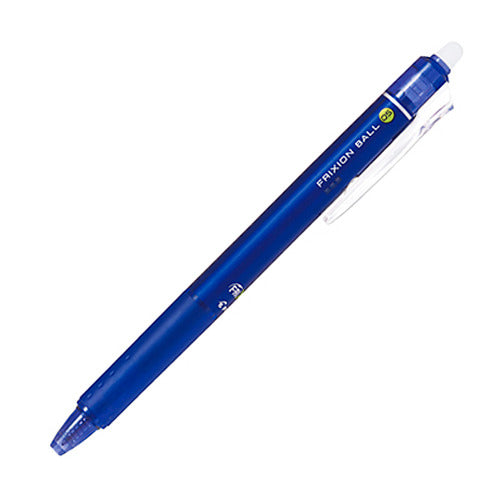 Pilot  LFBK-23EF-L FriXion Ball Clicker 0.5mm Retractable Gel Ink Erasable Pen - Blue Barrel