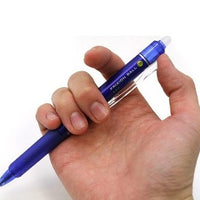 Pilot  LFBK-23EF-L FriXion Ball Clicker 0.5mm Retractable Gel Ink Erasable Pen - Blue Barrel