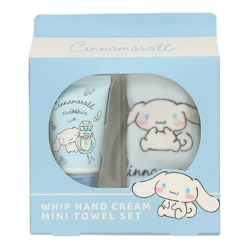 Sanrio co-branded Hand Cream & Hand Towel Set Cinnamoroll