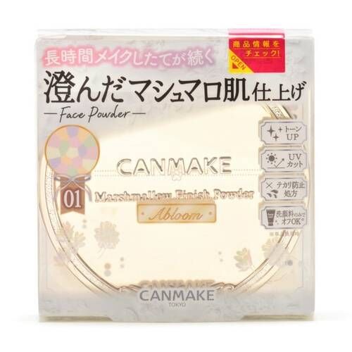 日本井田CANMAKE 透亮美肌蜜粉餅 潤色版 01 花漾色調