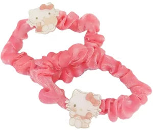 Sanrio Characters Dress-up Scrunchie 2 Sets: Hello Kitty
