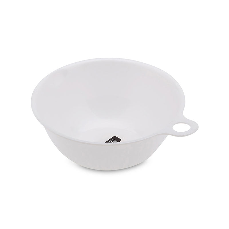 INOMATA Kitchen Plastic Vegetable Washing Basket Basin Bowl White 22cm