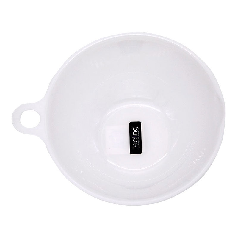 INOMATA Kitchen Plastic Vegetable Washing Basket Basin Bowl White 22cm