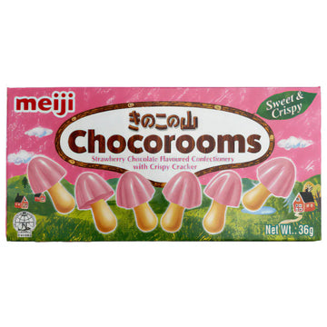 Meiji Chocorooms Strawberry Chocolate 36g