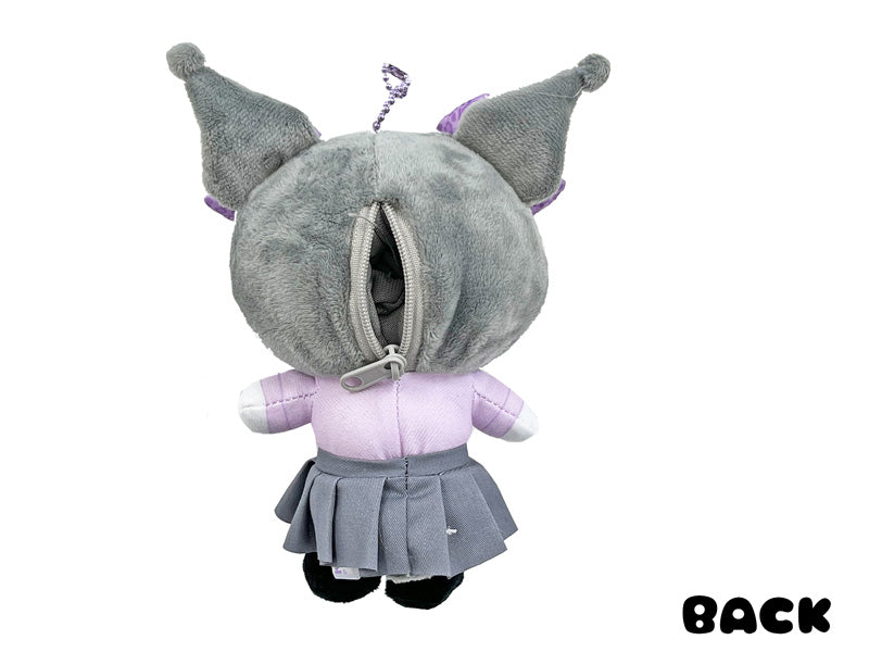 Sanrio Mascot Pouch Key Ring - Kuromi