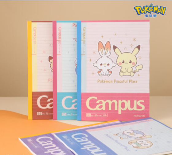 KOKUYO Campus Notebook WCN-CS04 Pokemon B5 40Sheets