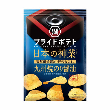 Koikeya Pride Potatoes Kyushu roasted seaweed and soy sauce