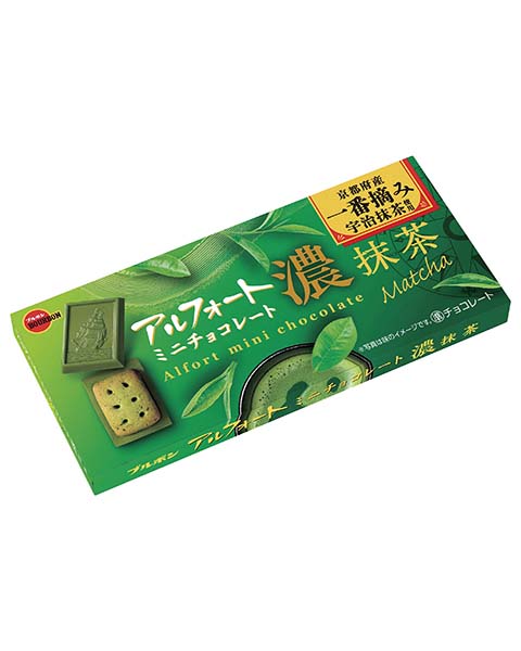 bourbon Alfort Mini Chocolate Dark Matcha 12 Pieces