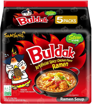 samyang buldak hot chicken flavor stew ramen