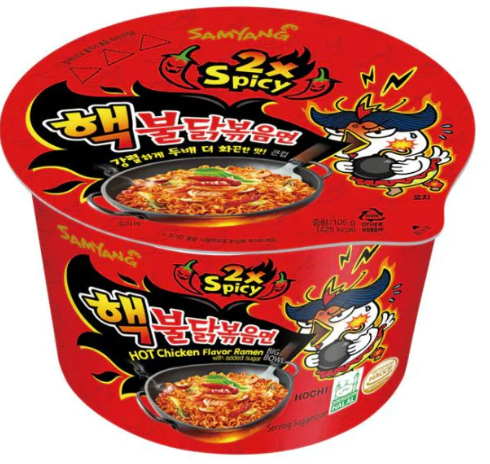 Samyang Buldak Hot Chicken 2x spicy Ramen big bowl 105g