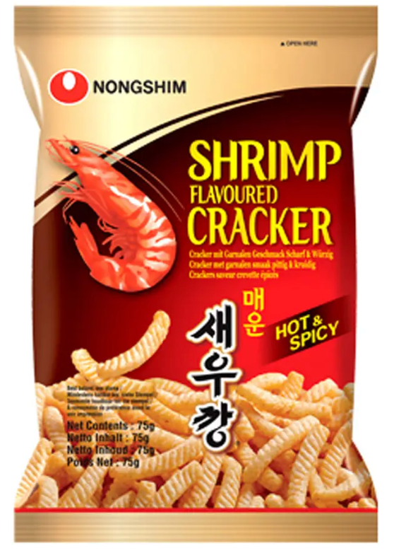 NONGSHIM Shrimp Flavor Cracker spicy 75g