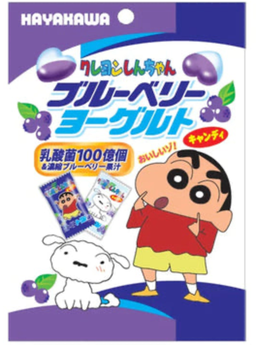 CRAYON SHIN-CHAN BLUEBERRY CANDY 70G