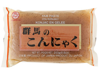 MARUFUJI BLACK YAM STARCH CAKE KONNYAKU 250G