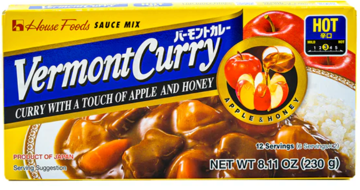 HOUSE VERMONT HOT CURRY MIX 230G