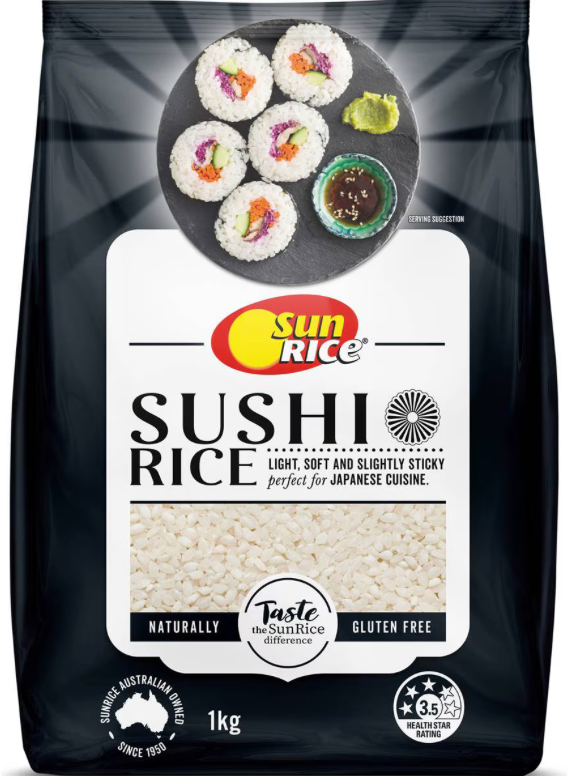 Sunrice Japanese Style Sushi Rice 1kg