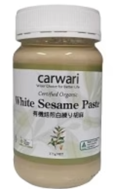 CARWARI ORGANIC WHITE SESAME PASTE 375G