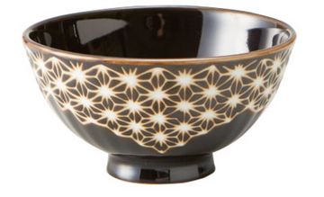 DAITOUA Pastel Black Small Bowl