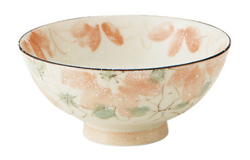 Flower Kaori (Pink) Round Tea Bowl